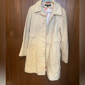 Via Spiga Cream Trench Coat